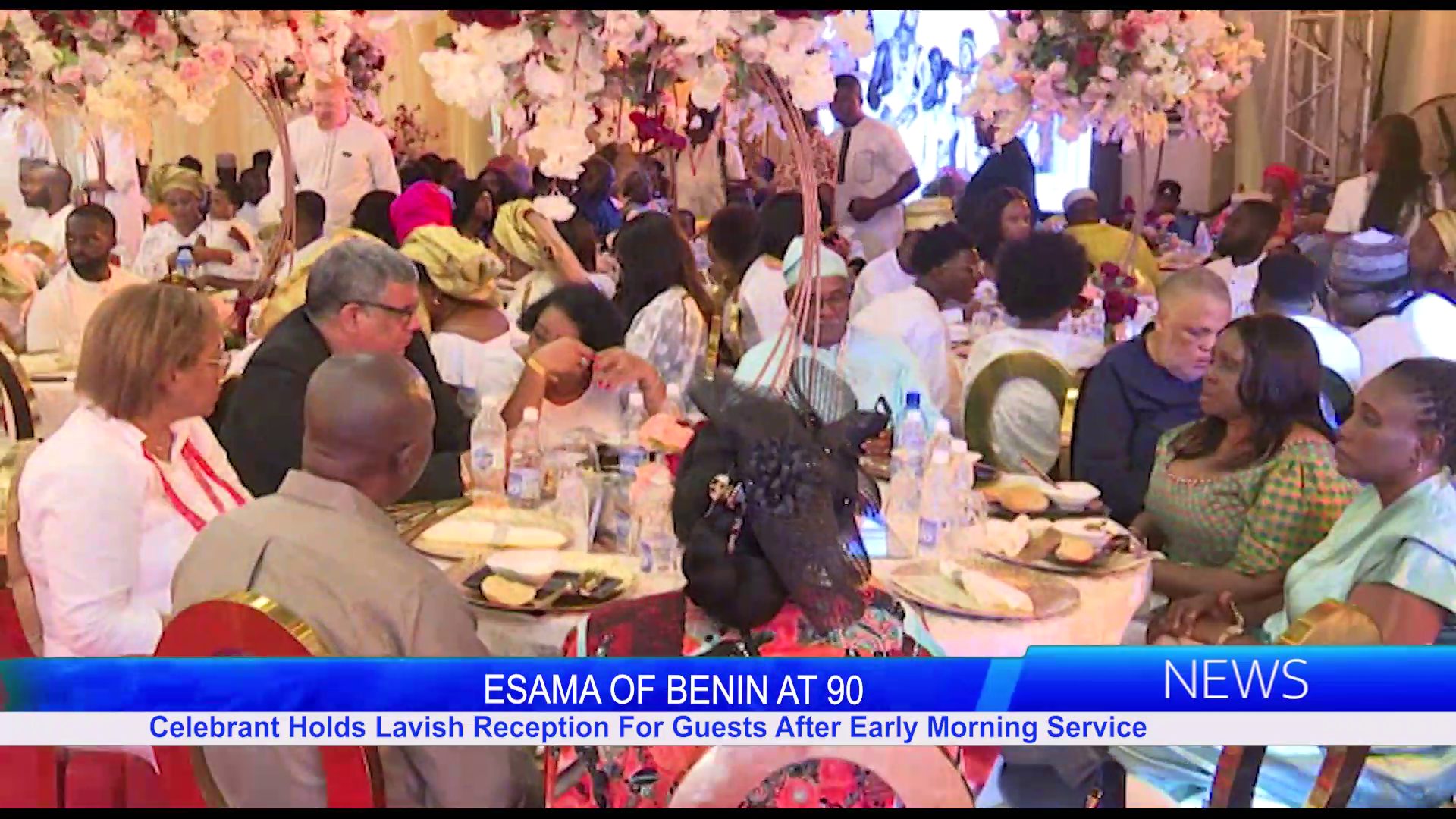 ESAMA OF BENIN AT 90: Celebrant Holds Lavish Reception For Guests After Early Morning Service