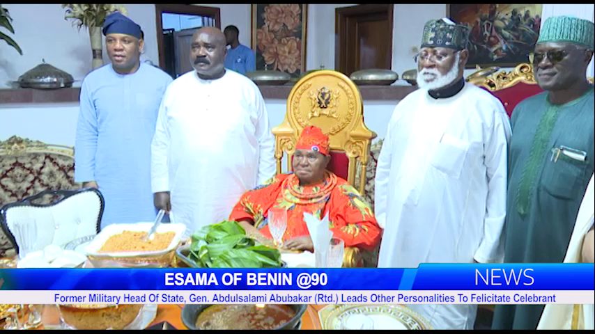 Former Military Head Of State, Gen. Abdulsalami Abubakar (Rtd.) Leads Other Personalities To Felicitate Celebrant