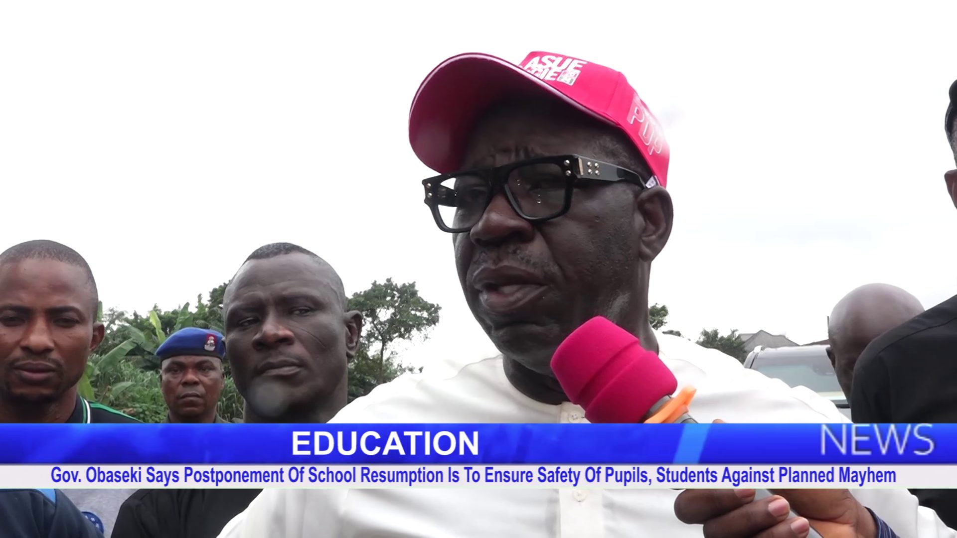 Gov. Obaseki Says Postponement Of School Resumption Is To Ensure Safety Of Pupils, Students Against Planned Mayhem