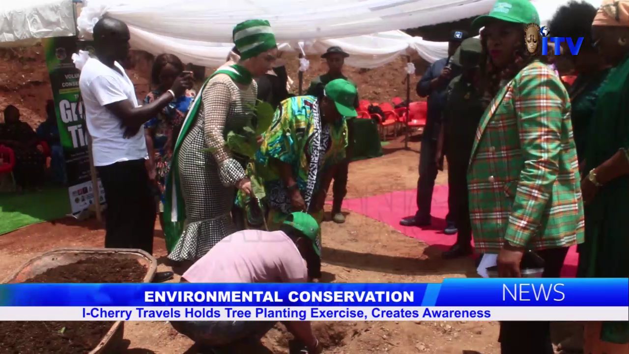 Environmental Conservation: I-Cherry Travels Holds Tree Planting Exercise, Creates Awareness