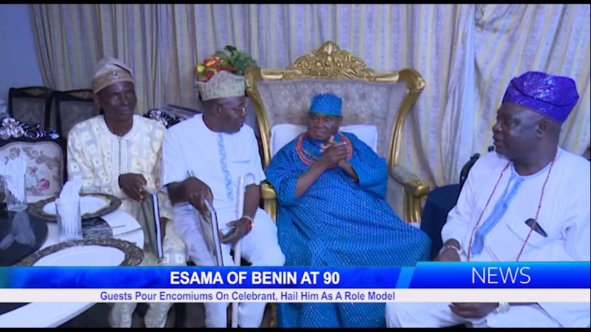 ESAMA OF BENIN AT 90: Guests Pour Encomiums On Celebrant, Hail Him As A Role Model