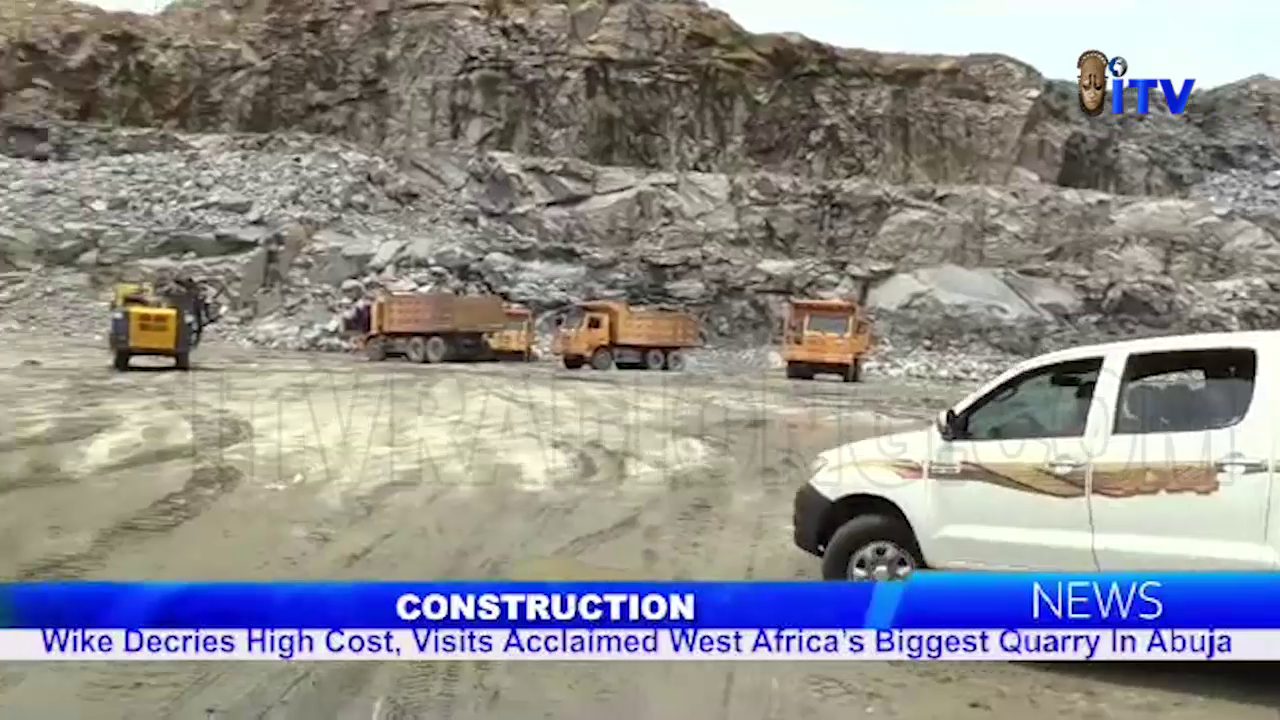 Construction: Wike Decries High Cost, Visits Acclaimed West Africa’s Biggest Quarry In Abuja