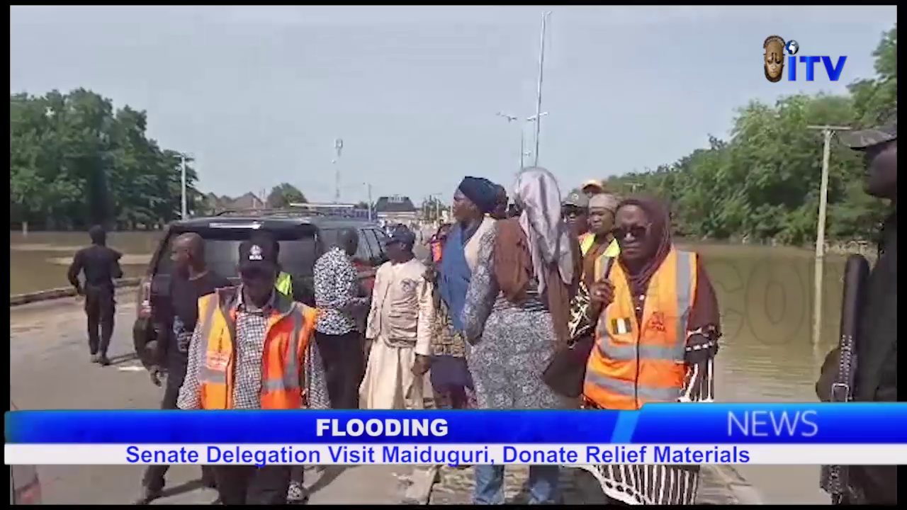 Flooding: Senate Delegation Visits Maiduguri, Donate Relief Materials