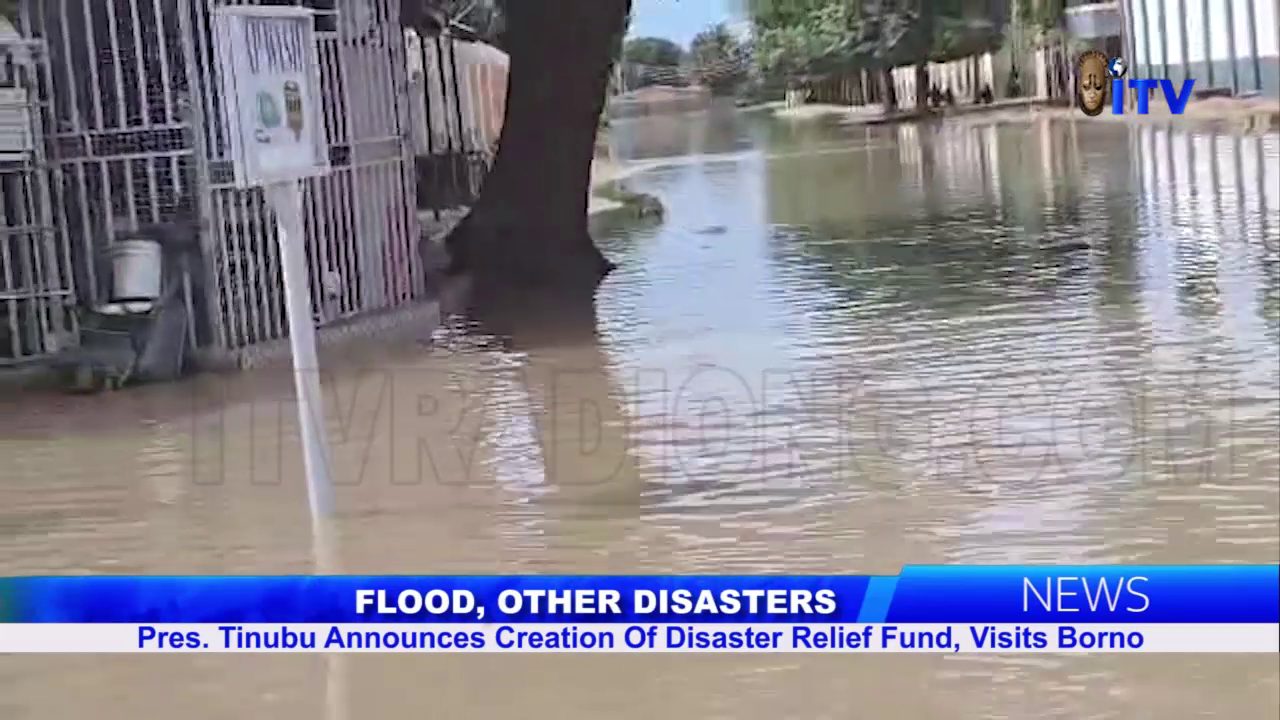 Flood, Other Disasters: Pres. Tinubu Announces Creation Of Disaster Relief Fund, Visits Borno