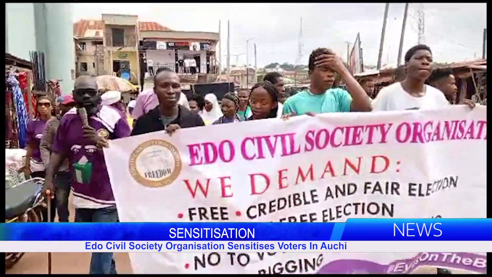 SENSITISATION: Edo Civil Society Organisation Sensitises Voters In Auchi