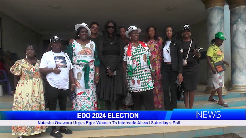 EDO 2024 ELECTION: Natasha Osawaru Urges Egor Women To Intercede Ahead of Saturday’s Poll