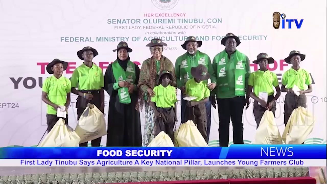 Food Security: First Lady Tinubu Says Agriculture A Key National Pillar, Launches Young Farmers Club