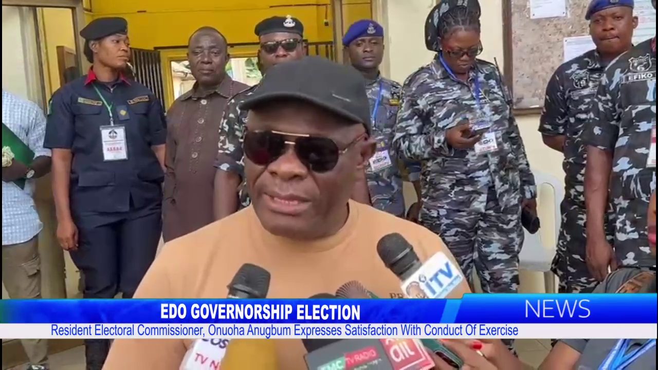 EDO GOVERNORSHIP ELECTION: Resident Electoral Commissioner, Onuoha Anugbum Expresses Satisfaction With Conduct Of Exercise