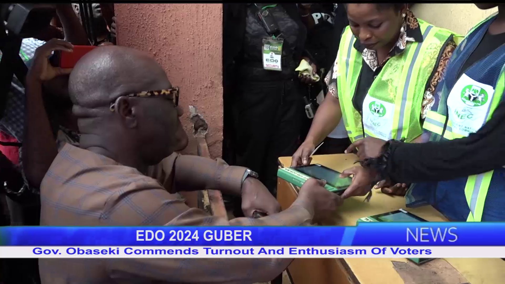 EDO 2024 GUBER: Gov. Obaseki Commends Turnout And Enthusiasm Of Voters