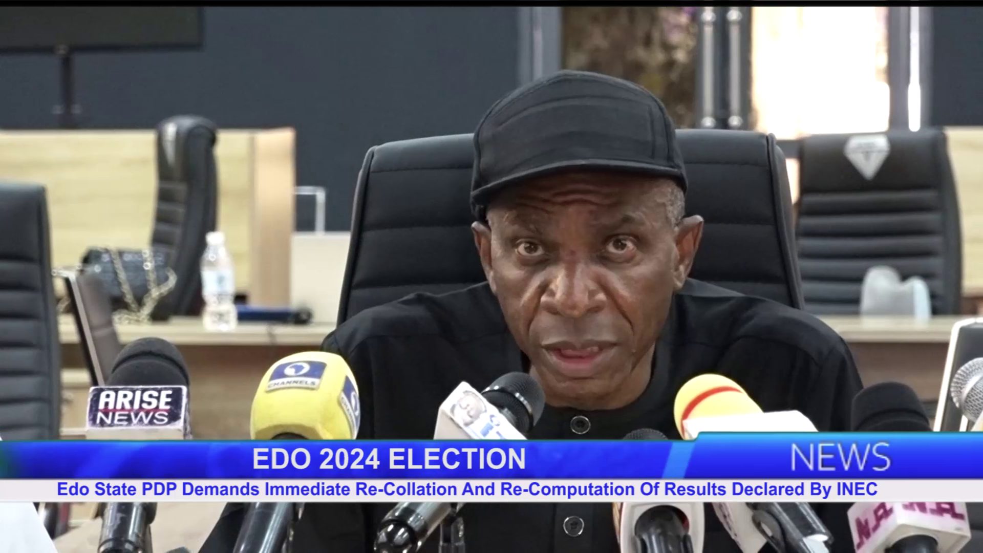 Edo State PDP Demands Immediate Re-Collation And Re-Computation Of Results Declared By INEC