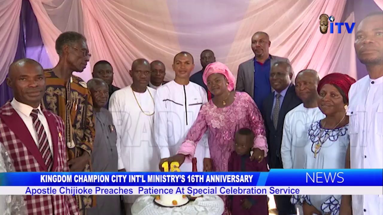 16th Anniversary: Apostle Chijioke Preaches Patience At Special Celebration Service