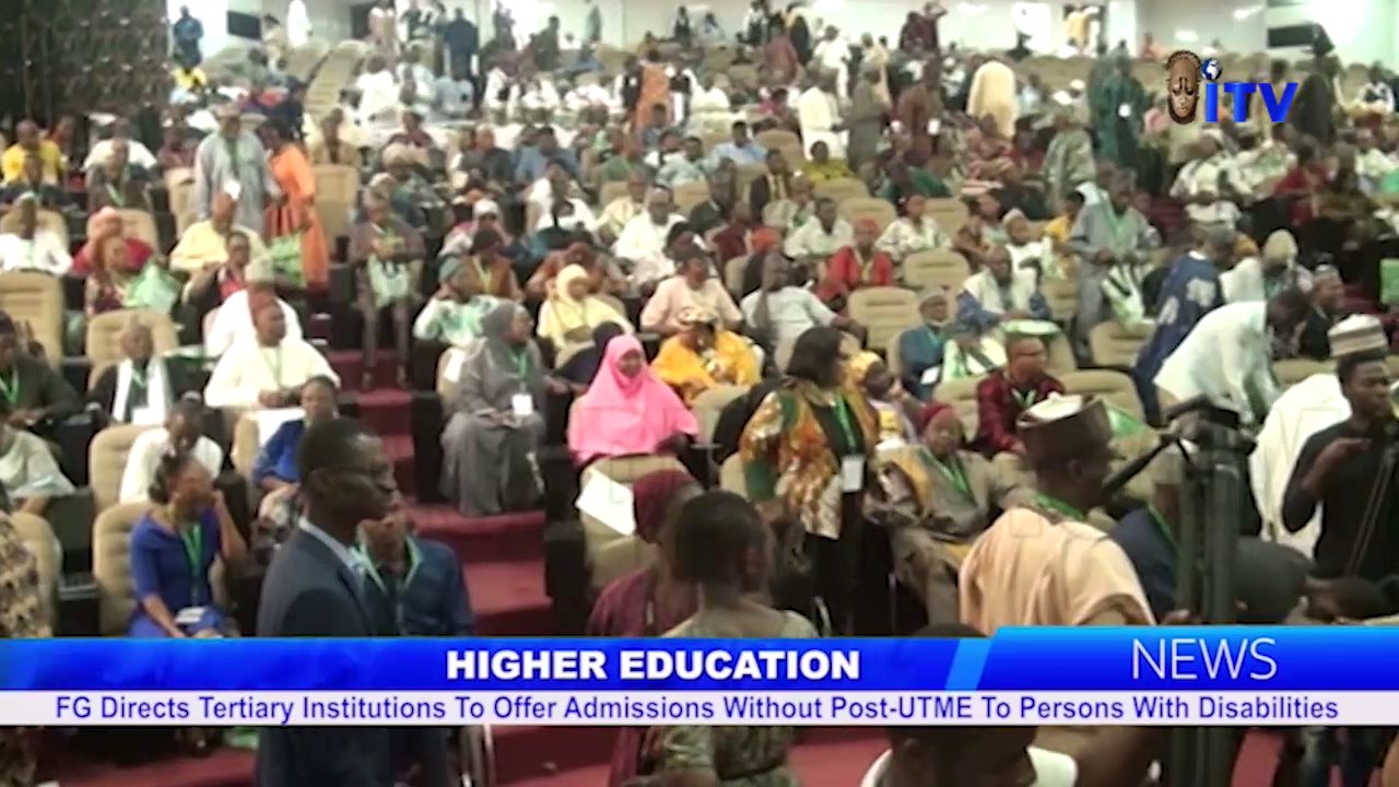 FG Directs Tertiary Institutions To Offer Admission Without Post-UTME To Persons With Disabilities