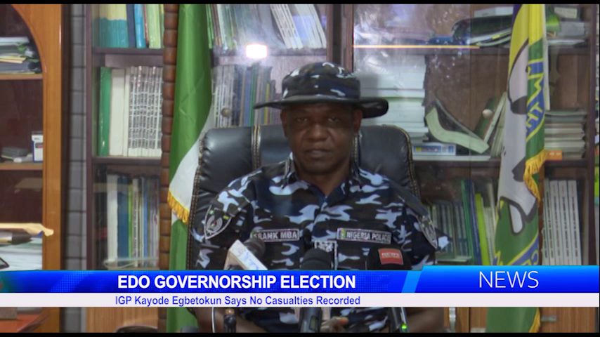 EDO GOVERNORSHIP ELECTION: IGP Kayode Egbetokun Says No Casualties Recorded