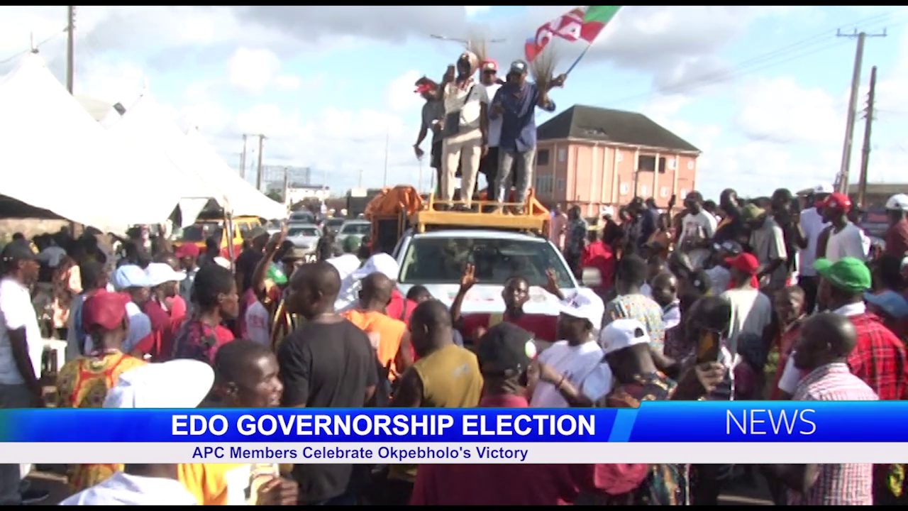 EDO GOVERNORSHIP ELECTION: APC Members Celebrate Okpebholo’s Victory