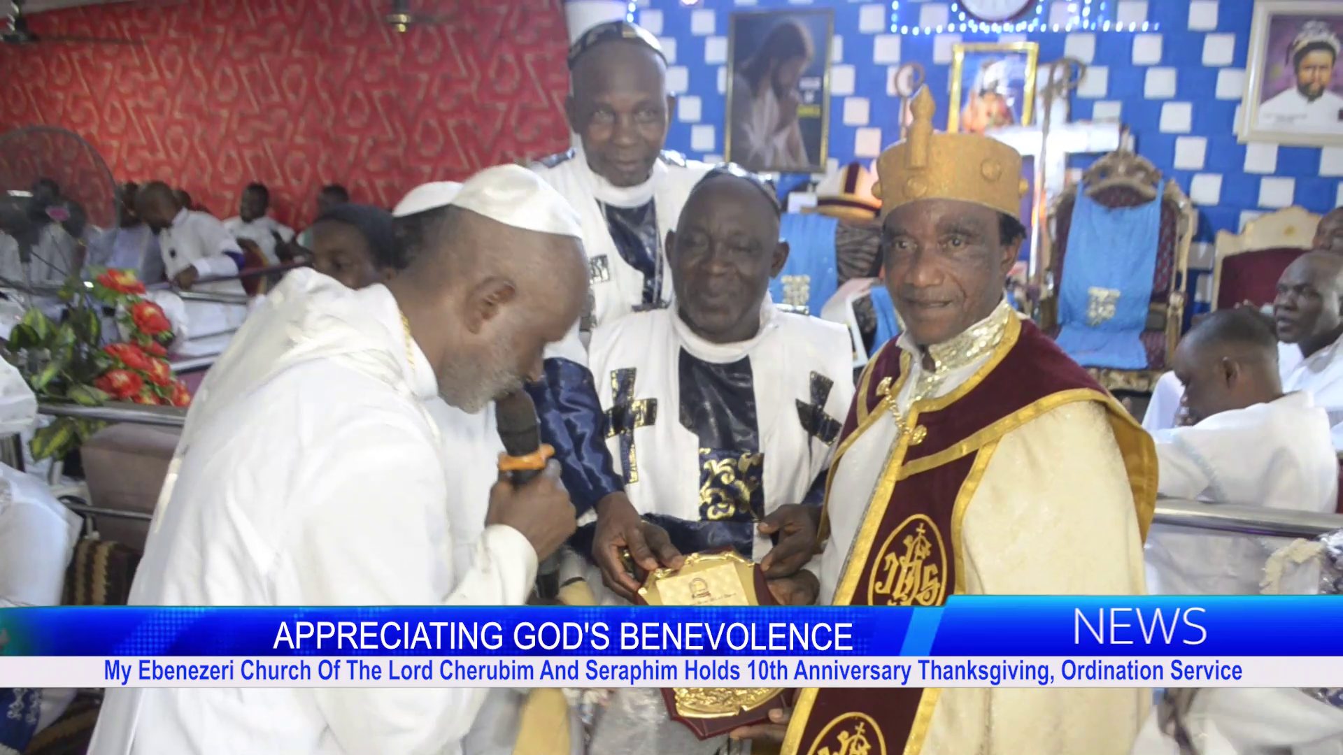 My Ebenezeri Church Of The Lord Cherubim And Seraphim Holds 10th Anniversary Thanksgiving, Ordination Service