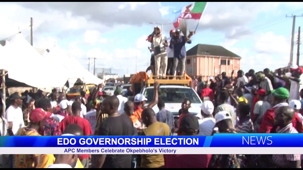 EDO GOVERNORSHIP ELECTION: APC Members Celebrate Okpebholo’s Victory