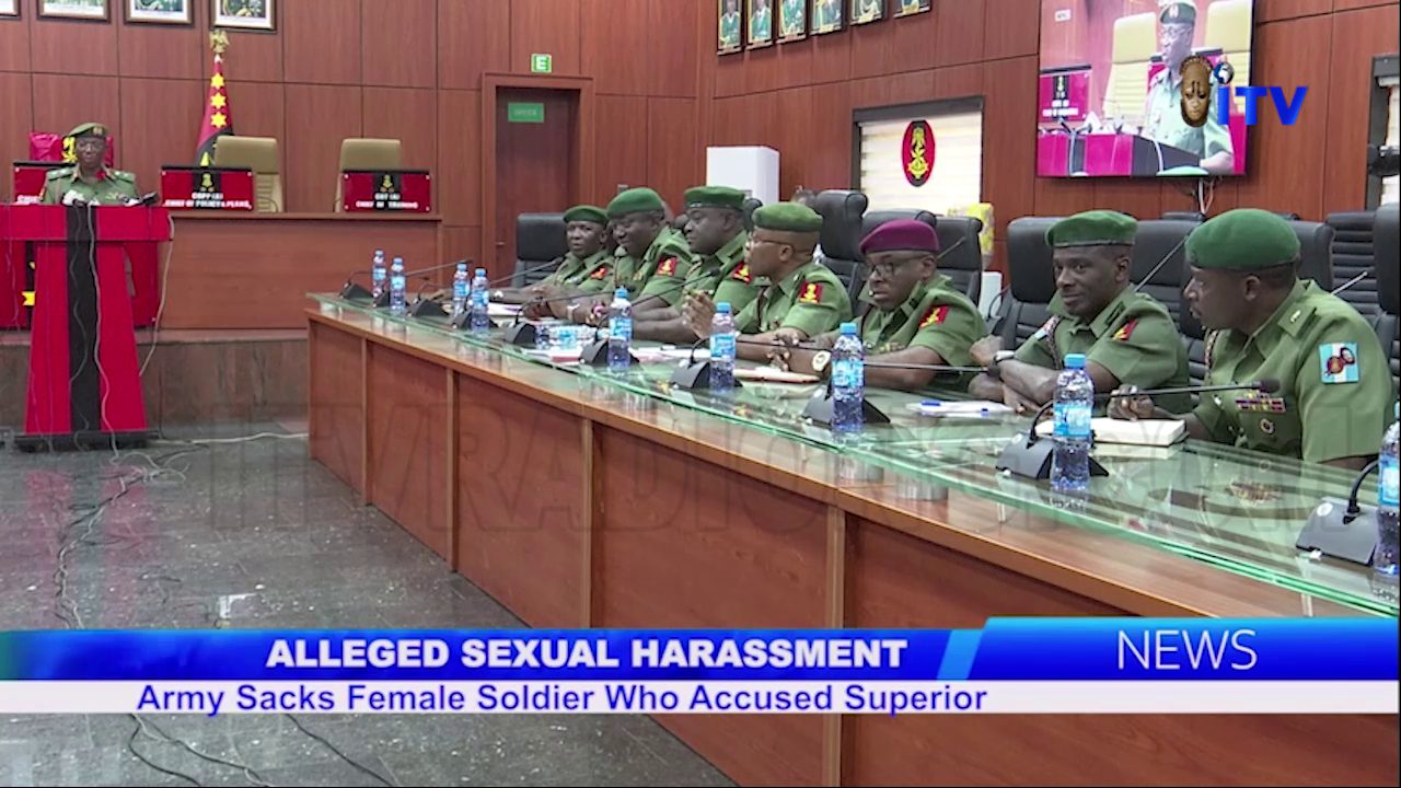 Alleged Sexual Harassment: Army Sacks Female Soldier Who Accused Superior