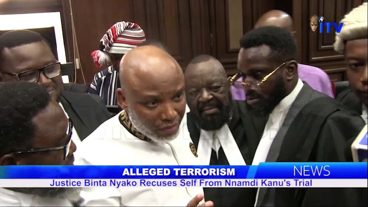 Alleged Terrorism: Justice Binta Nyako Rescues Self From Nnamdi Kanu’s Trial