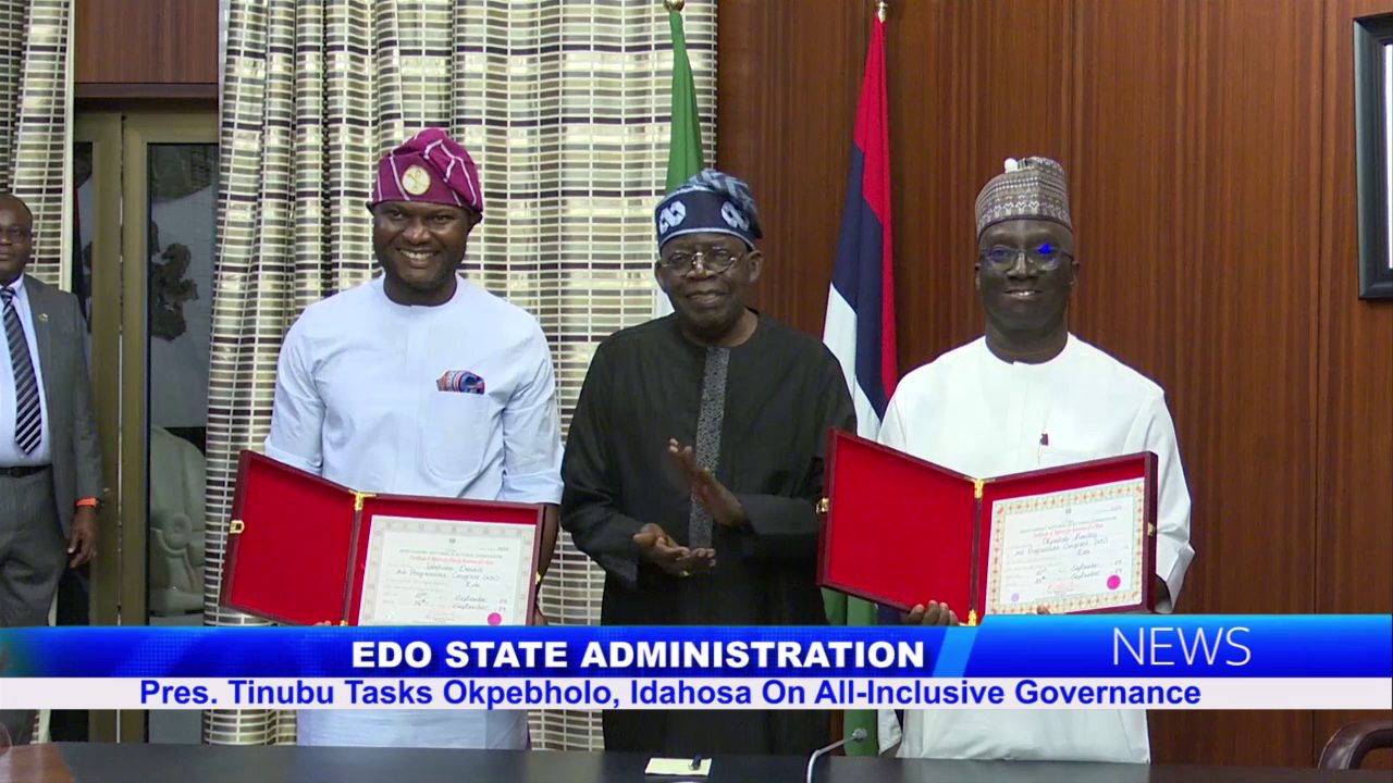 Pres. Tinubu Tasks Okpebholo, Idahosa On All-Inclusive Governance