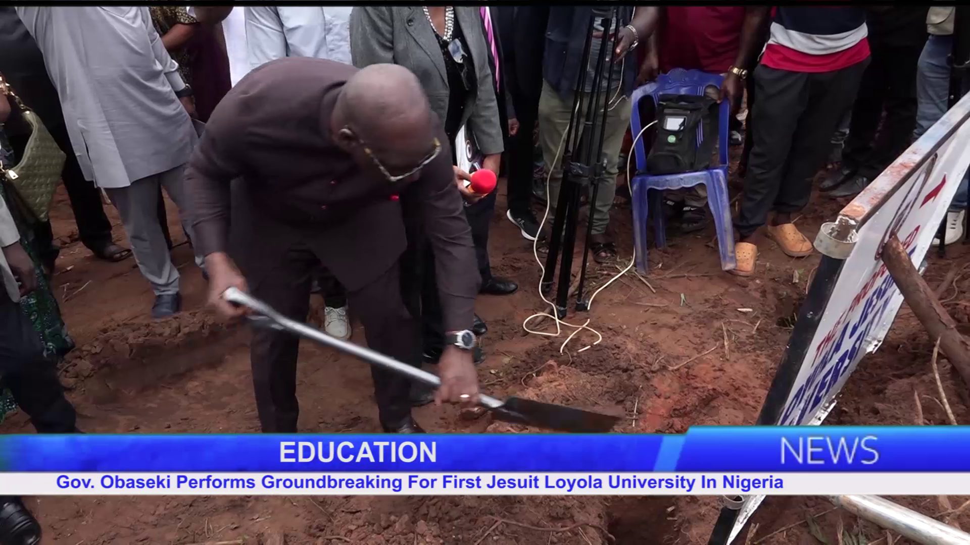 Gov. Obaseki Performs Groundbreaking For First Jesuit Loyola University In Nigeria