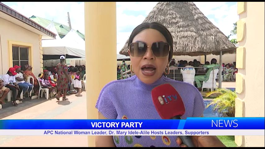 VICTORY PARTY: APC National Woman Leader, Dr. Mary Idele-Alile Hosts Leaders, Supporters