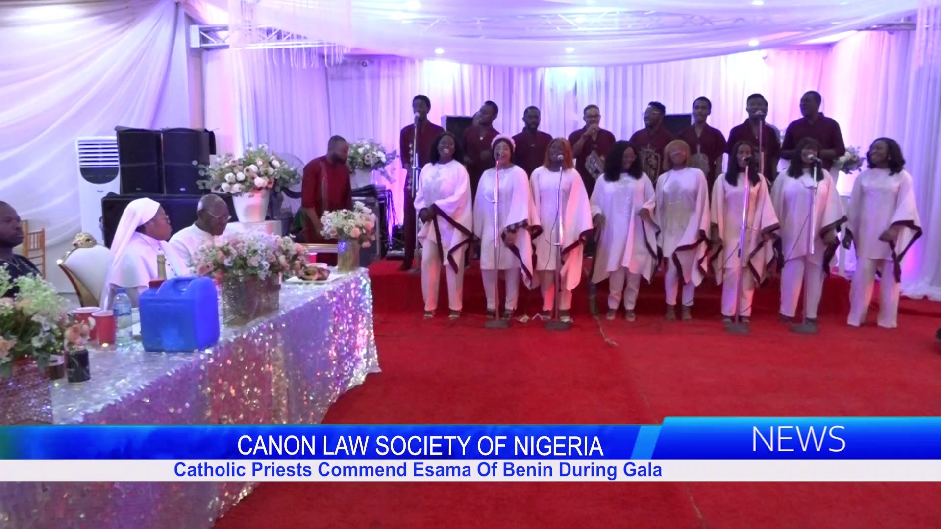 CANON LAW SOCIETY OF NIGERIA: Catholic Priests Commend Esama Of Benin During Gala