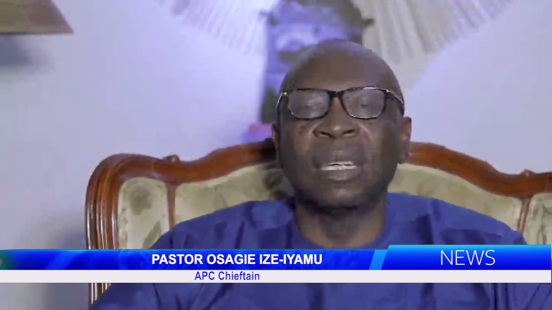 EDO GUBER ELECTION: APC Stalwart, Pastor Osagie Ize-Iyamu Sheds Light On Outcome Of Poll