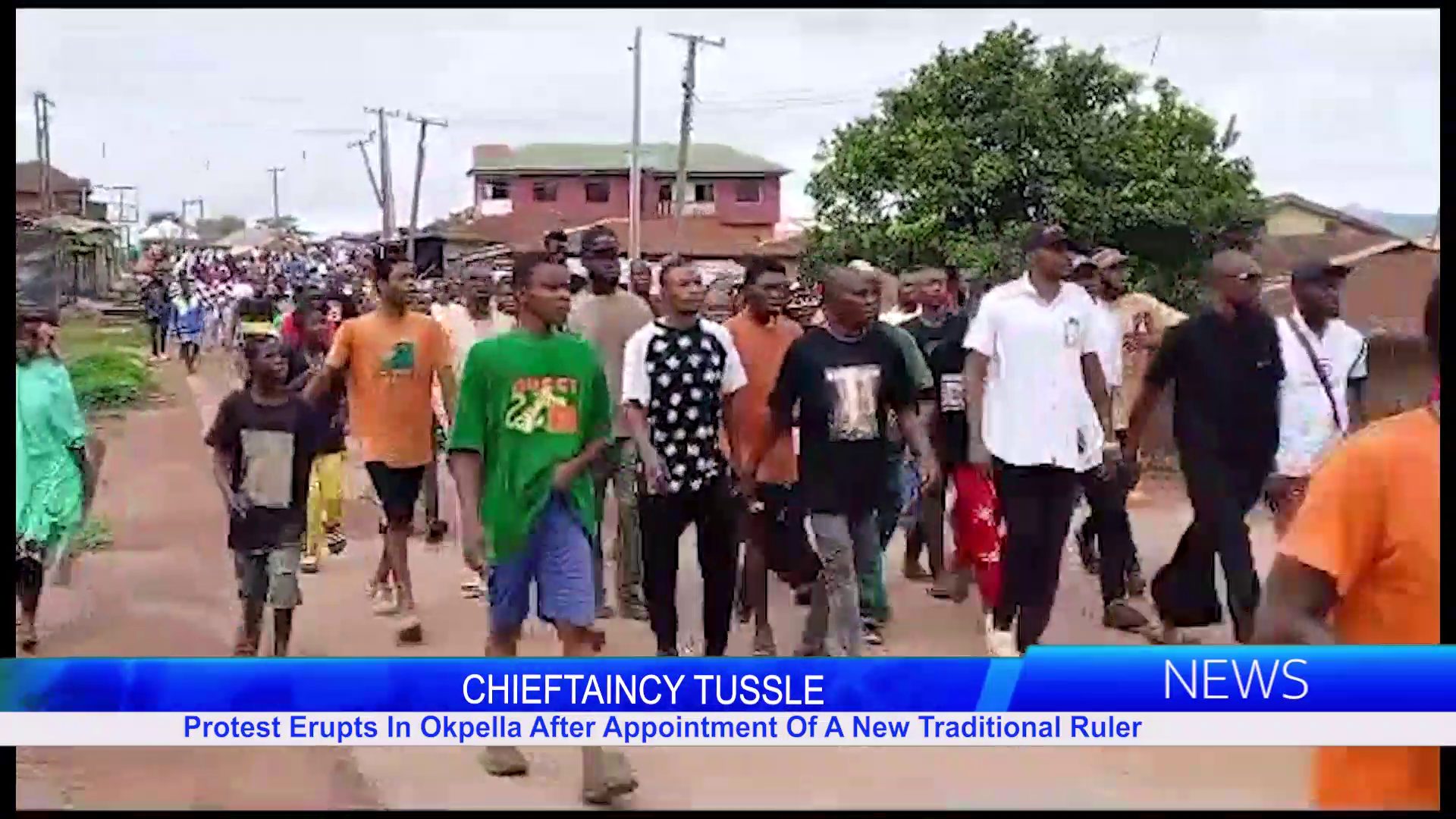 Protest Erupts In Okpella After Appointment Of A New Traditional Ruler