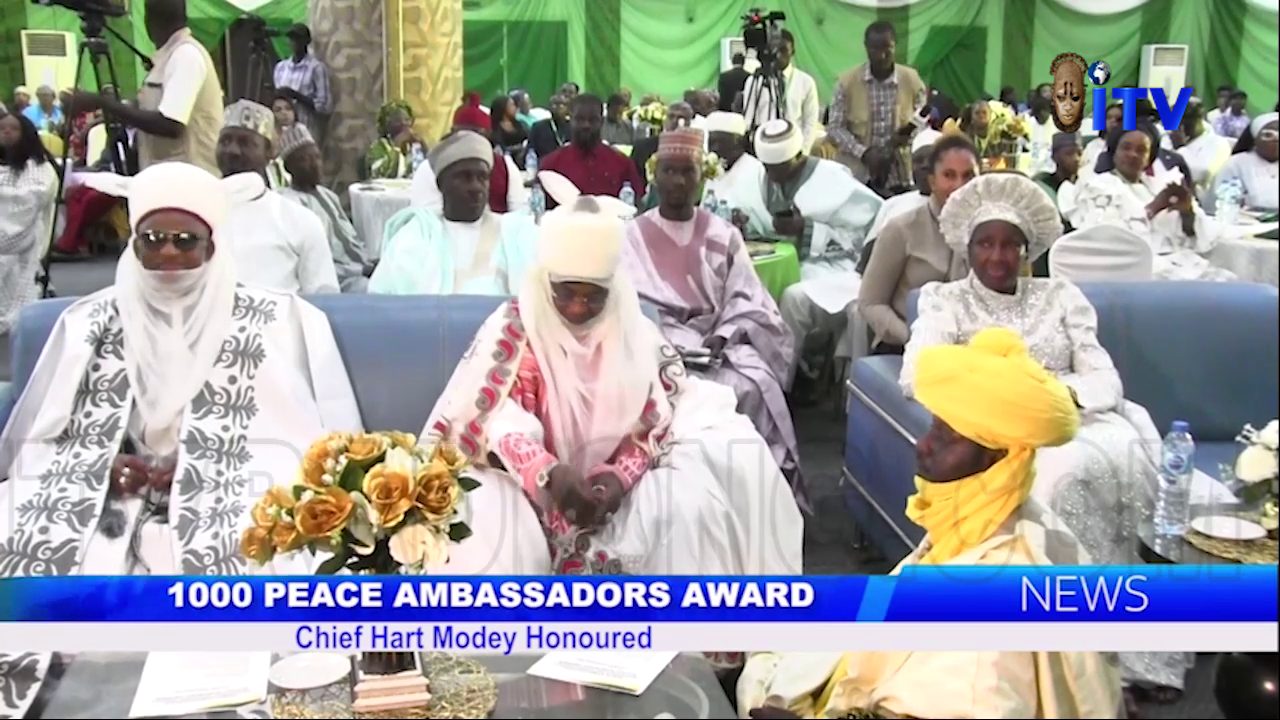 1000 Peace Ambassadors Award: Chief Hart Modey Honoured