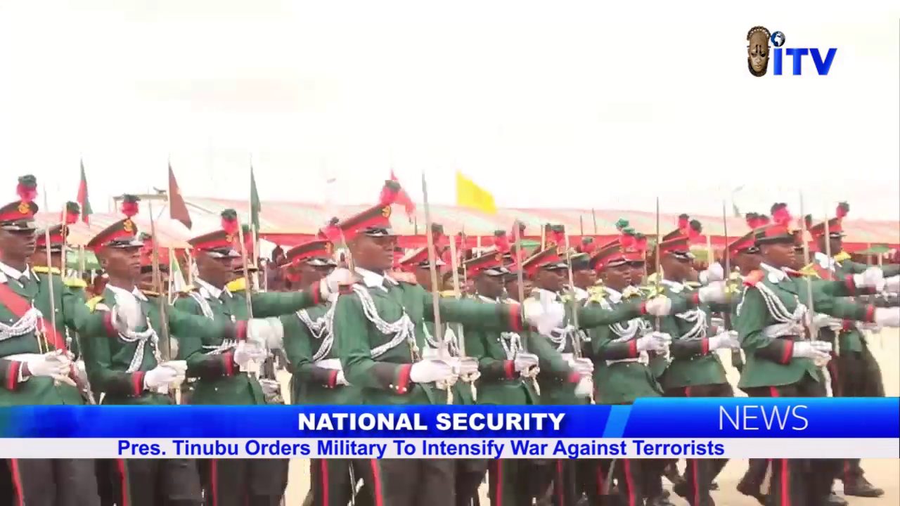 National Security: Pres. Tinubu Orders Military To Intensify War Against Terrorists