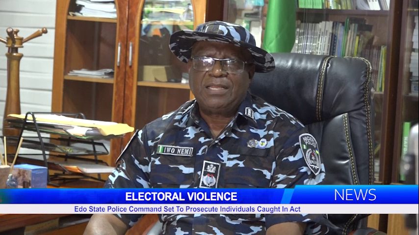 Edo State Police Command Set To Prosecute Individuals Caught In Electoral Violence During Edo State 2024 Gov’ship Election