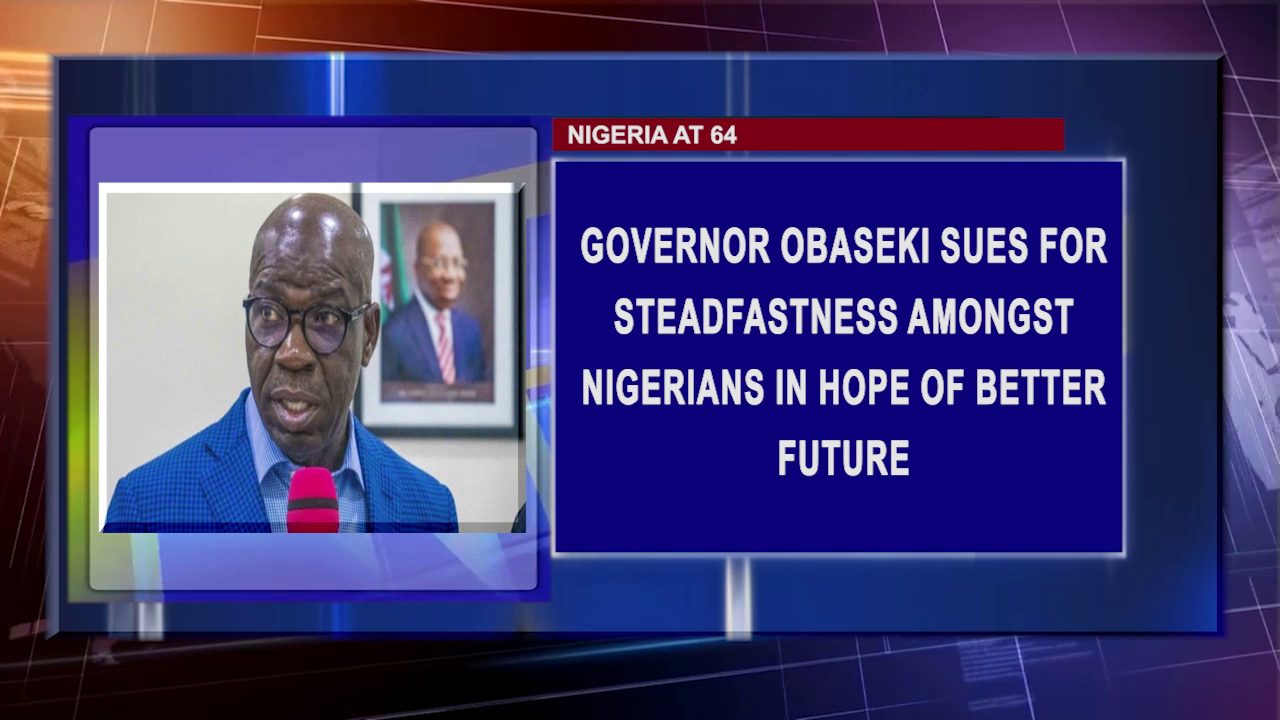 Nigeria At 64: Governor Obaseki Sues For Steadfastness Amongst Nigerians In Hope Of Better Future