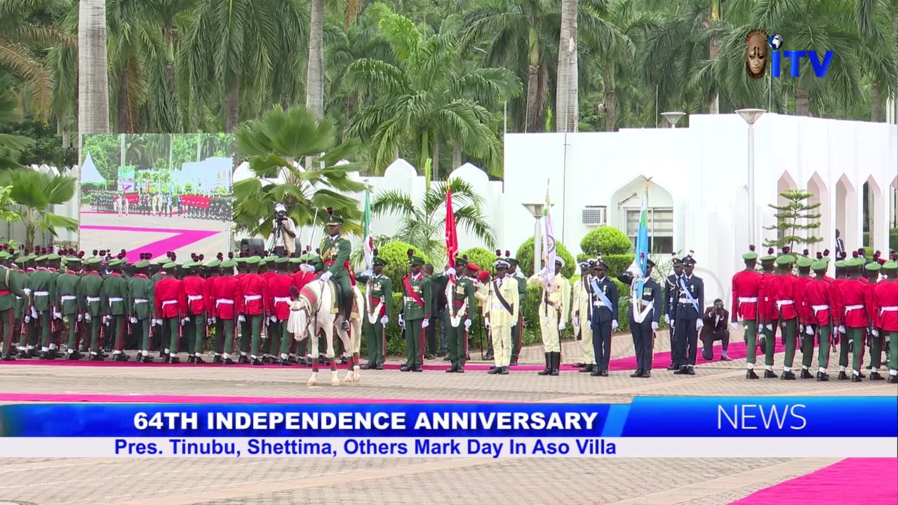 64th Independence Anniversary: Pres. Tinubu, Shettima, Others Mark Day In Aso Villa