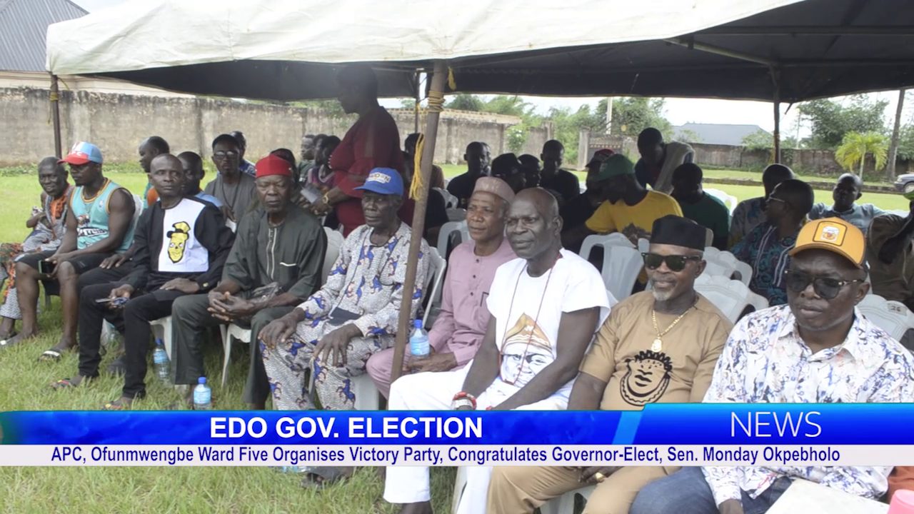 APC, Ofunmwengbe Ward Five Organises Victory Party, Congratulates Governor-Elect, Sen. Monday Okpebholo