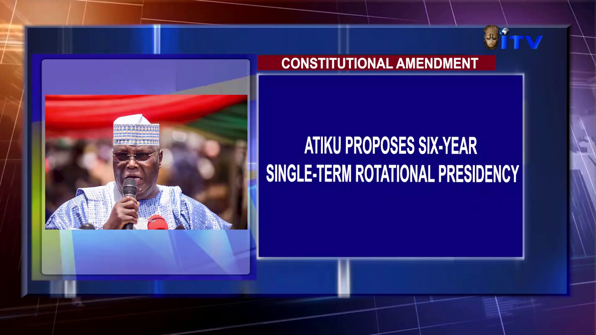 Constitutional Amendment: Atiku Proposes Six-Year Single-Term Rotational Presidency