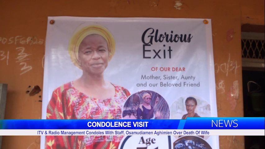 ITV & Radio Management Condoles With Staff, Osamudiamen Aghimien Over Death Of Wife