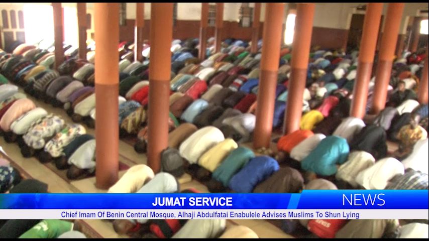 Chief Imam Of Benin Central Mosque, Alhaji Abdulfatai Enabulele Advises Muslims To Shun Lying