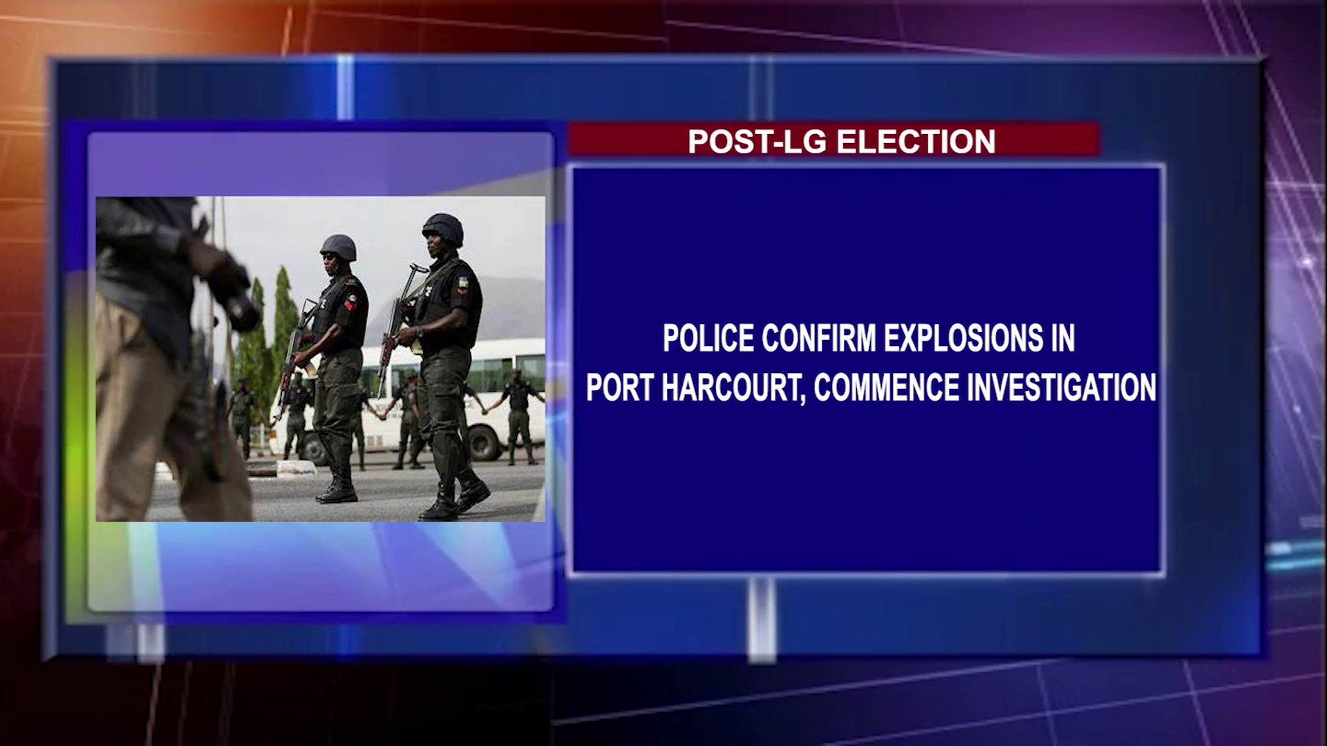 Police Confirm Explosions In Port Harcourt, Commence Investigation