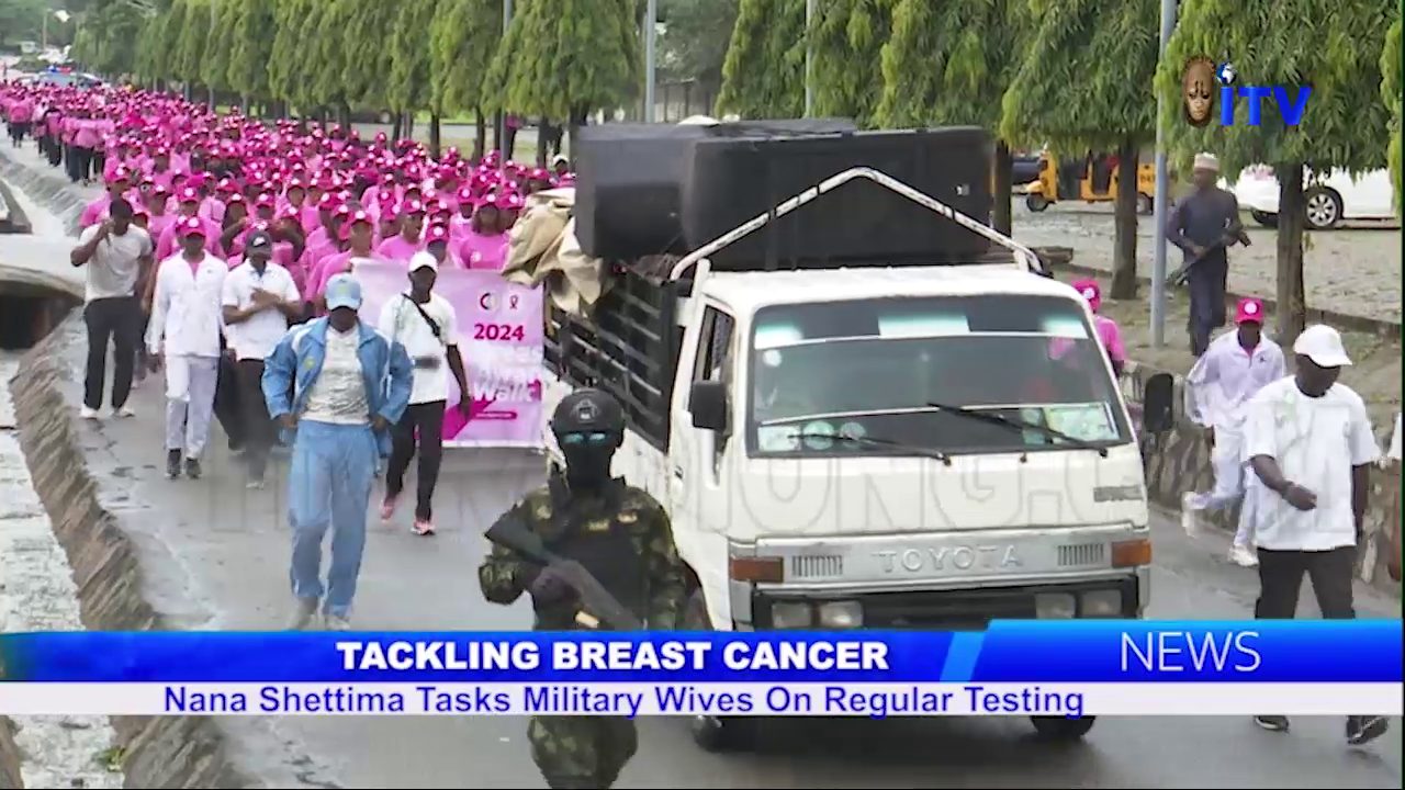 Tackling Breast Cancer: Nana Shettima Tasks Military Wives On Regular Testing