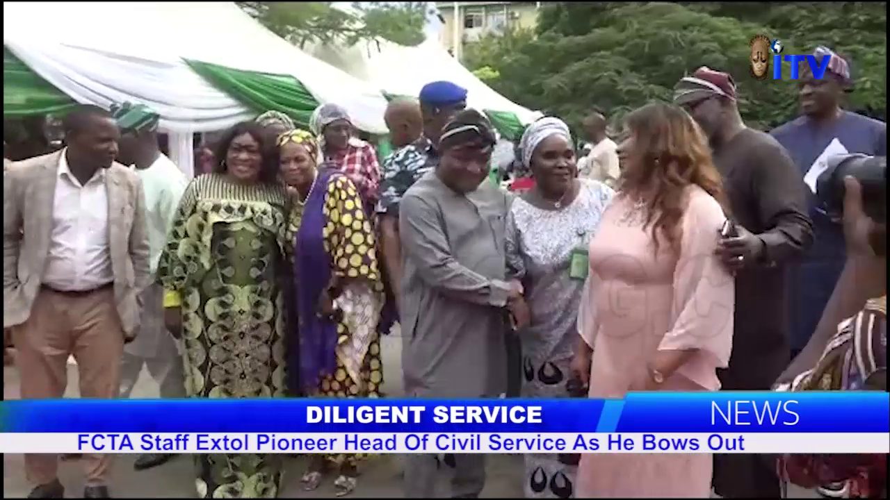 Diligent Service: FCTA Staff Extol Pioneer Head Of Civil Service As He Bows Out