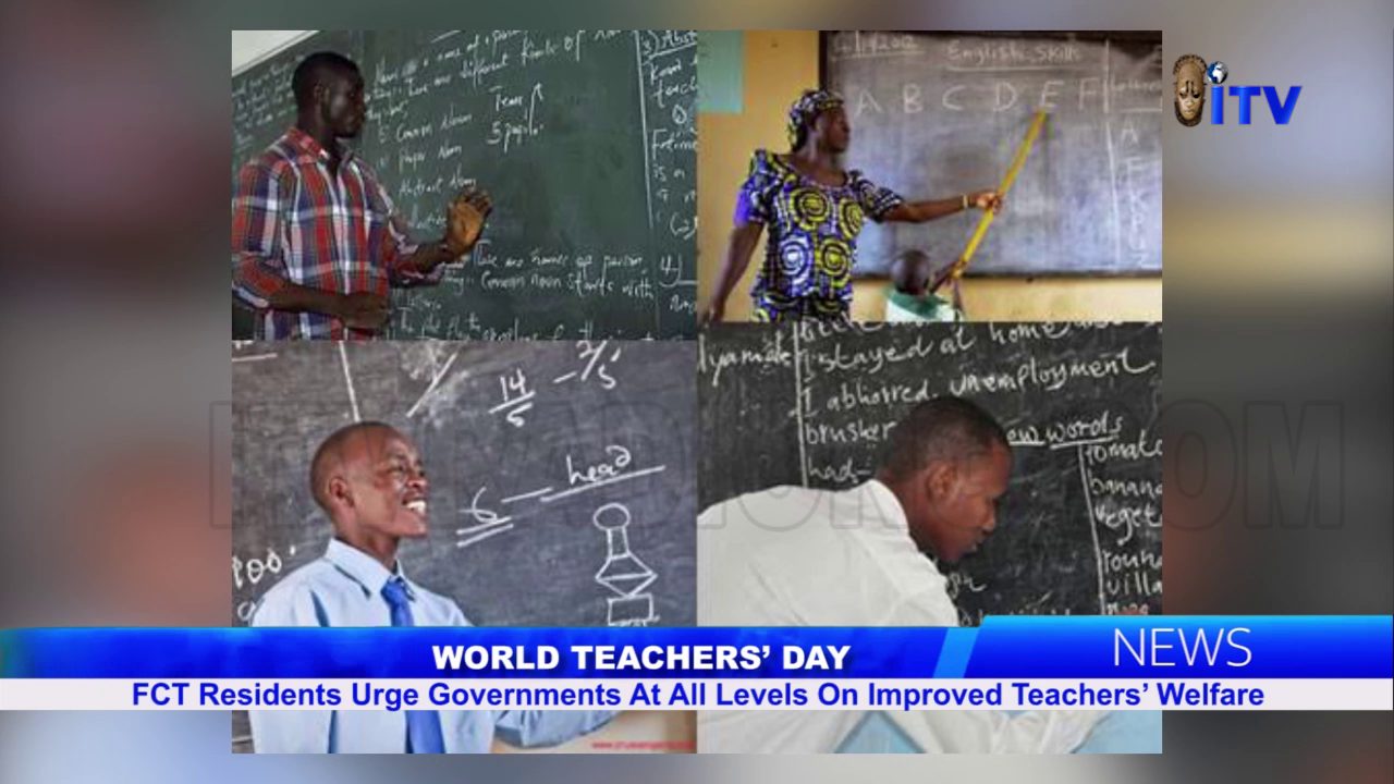 World Teachers’ Day: FCT Residents Urge Governments At All Levels On Improved Teachers’ Welfare