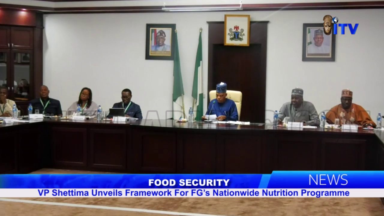 Food Security: VP Shettima Unveils Framework For FG’s Nationwide Nutrition Programme