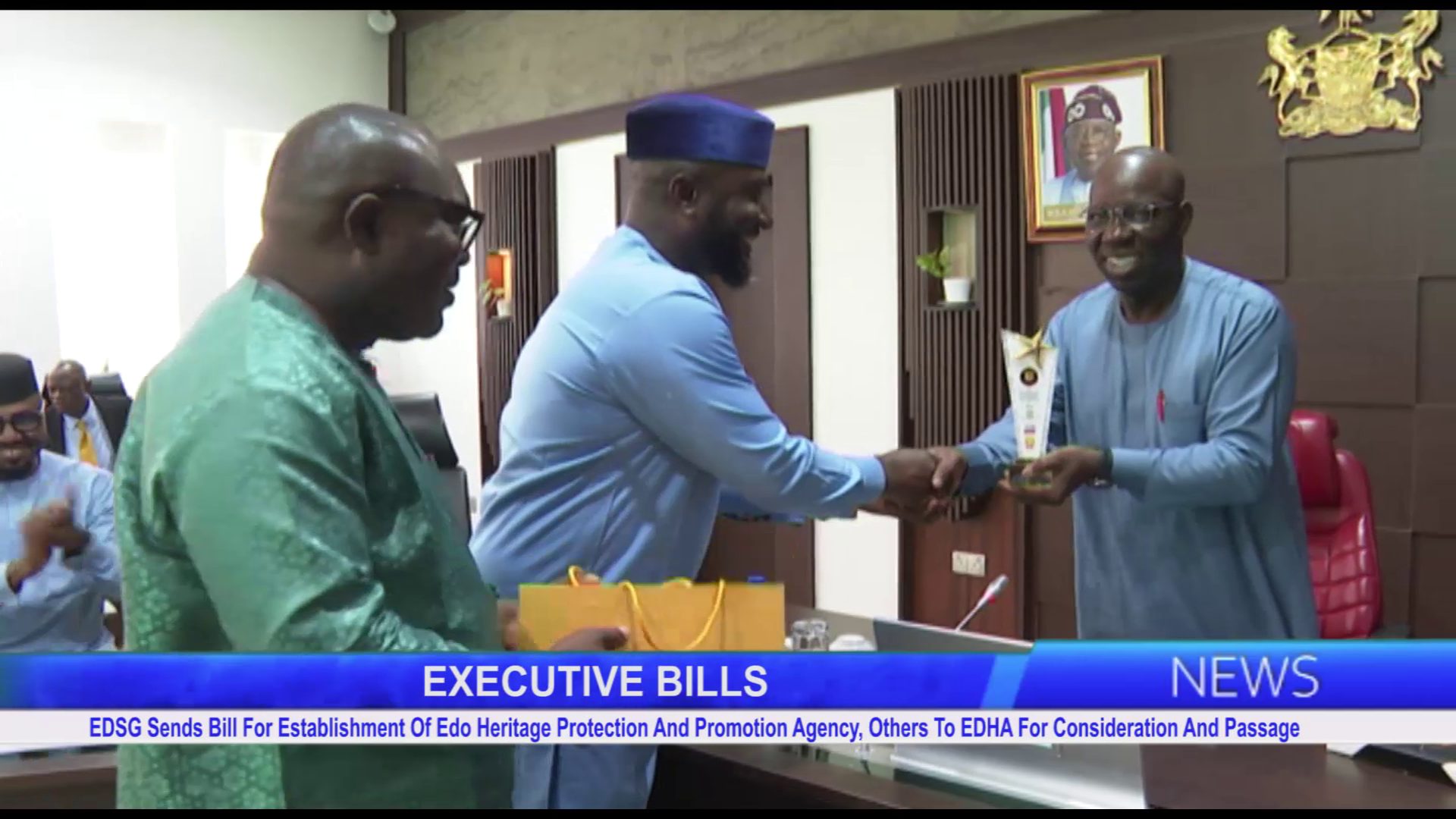 EDSG Sends Bill For Establishment Of Edo Heritage Protection And Promotion Agency, Others To EDHA For Consideration And Passage