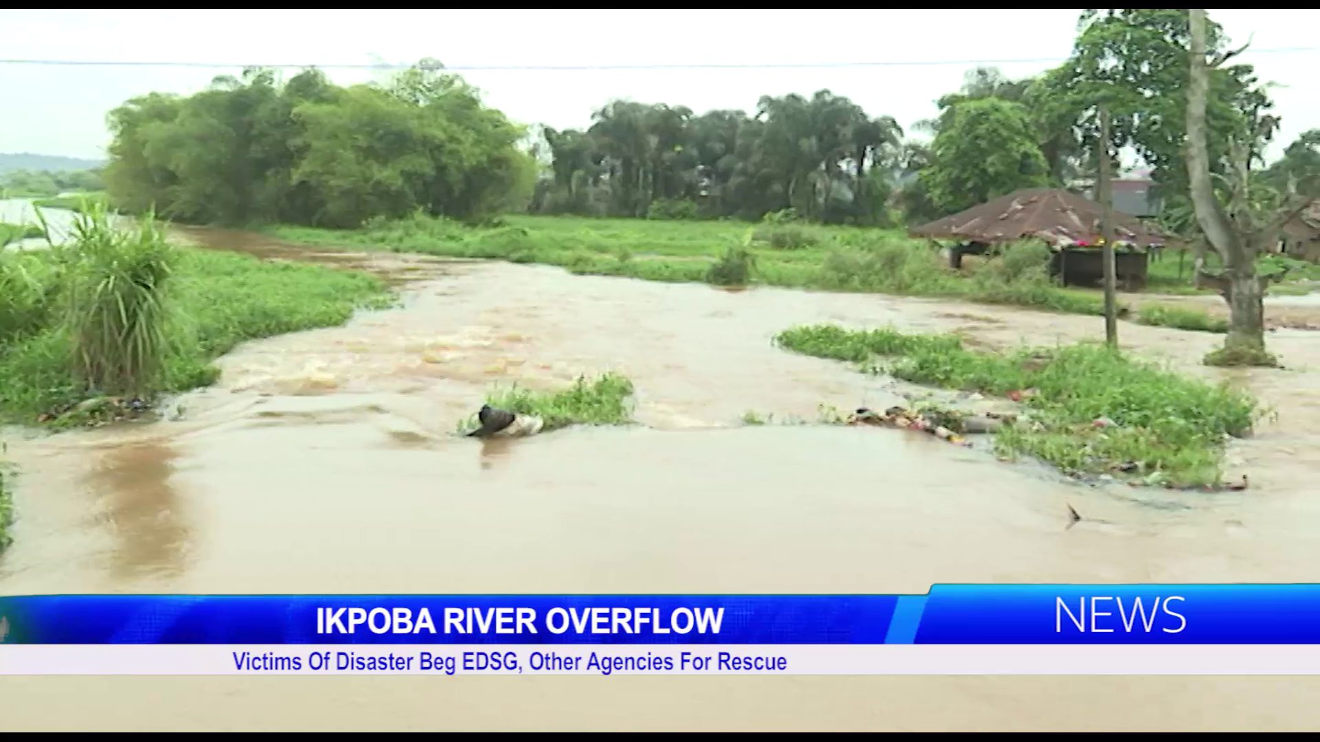 IKPOBA RIVER OVERFLOWING: Victims Of Disaster Beg EDSG Other Agencies For Rescue