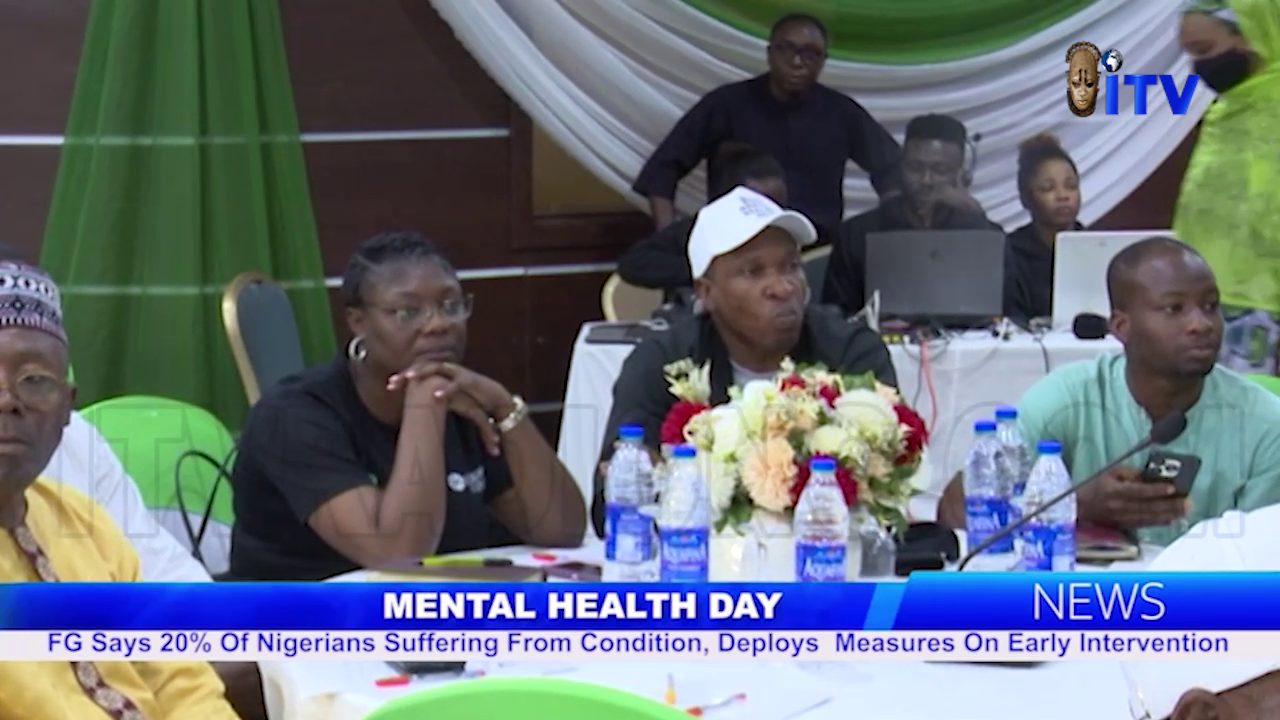 Mental Health Day: FG Says 20% Of Nigerians Suffering From Condition