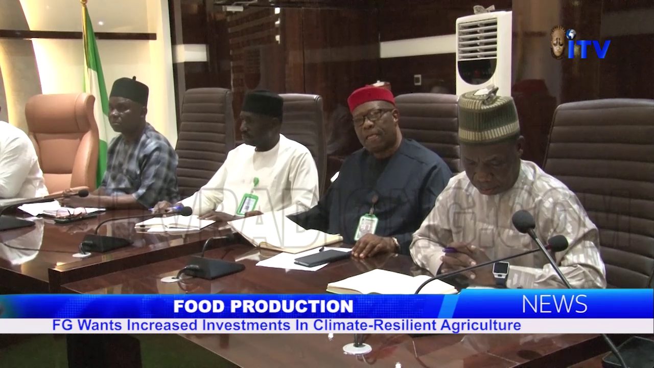 Food Production: FG Wants Increased Investments In Climate-Resilient Agriculture