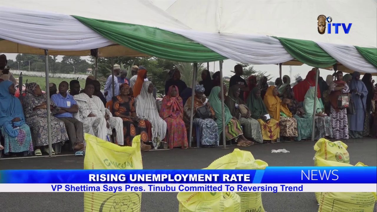 Rising Unemployment Rate: VP Shettima Says Pres. Tinubu Committed To Reversing Trend