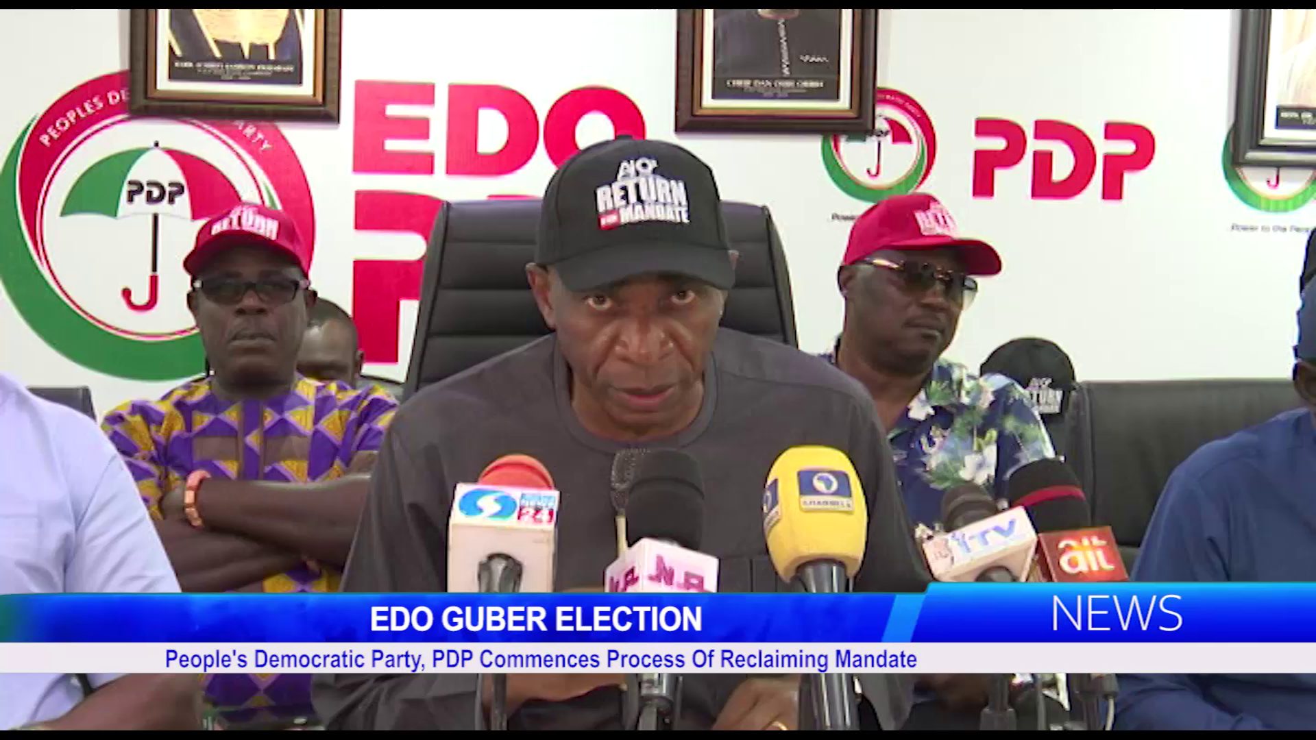 EDO GUBER ELECTION: People’s Democratic Party, PDP Commences Process Of Reclaiming Mandate