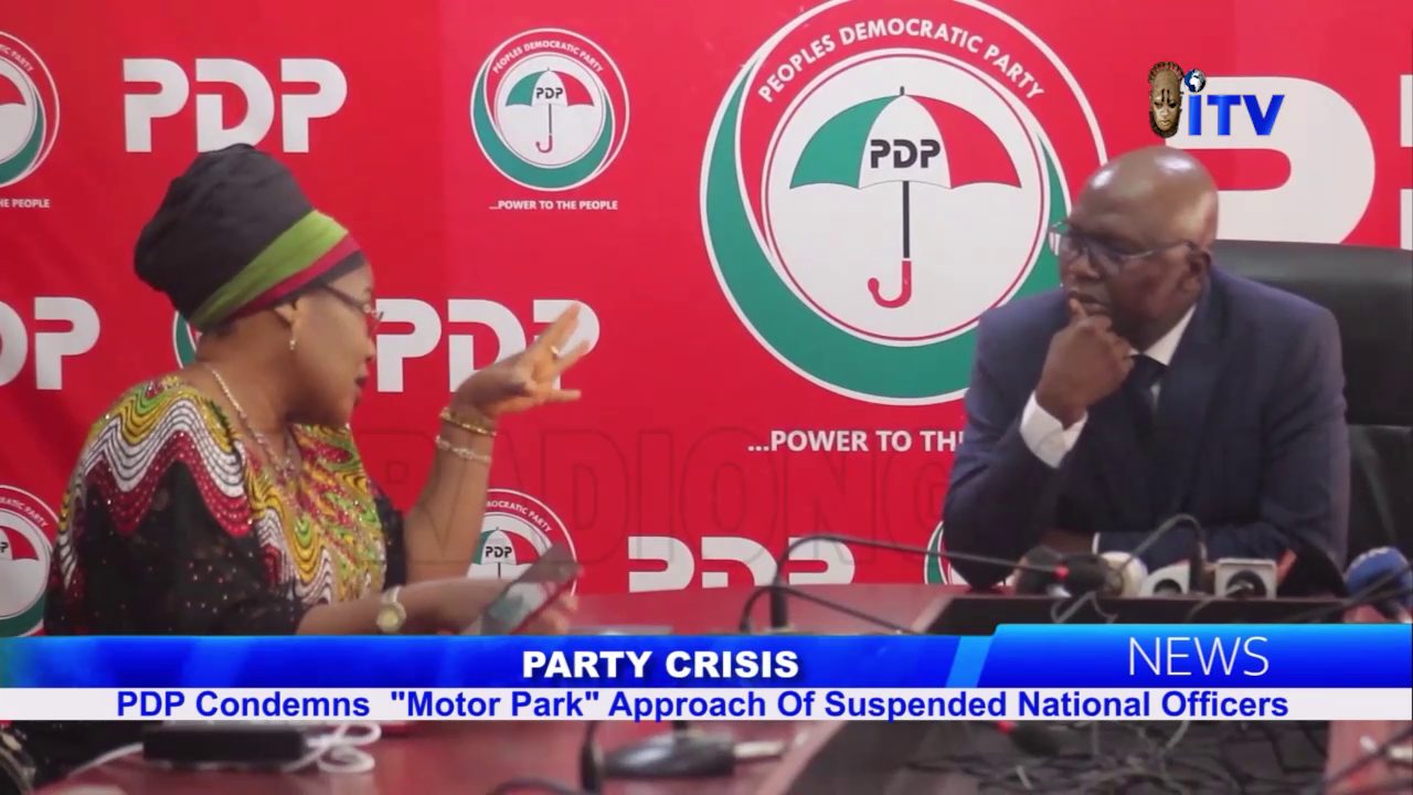 Party Crisis: PDP Condemns “Motor Park” Approach Of Suspended National Officers