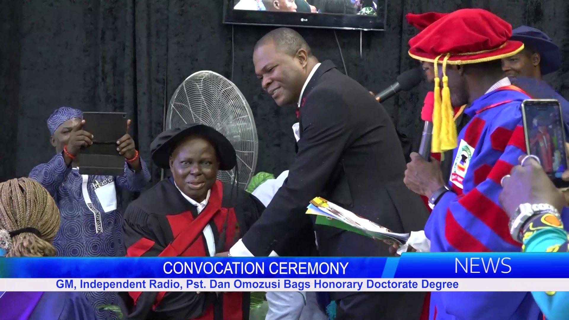 GM, Independent Radio, Pst. Dan Omozusi Bags Honorary Doctorate Degree